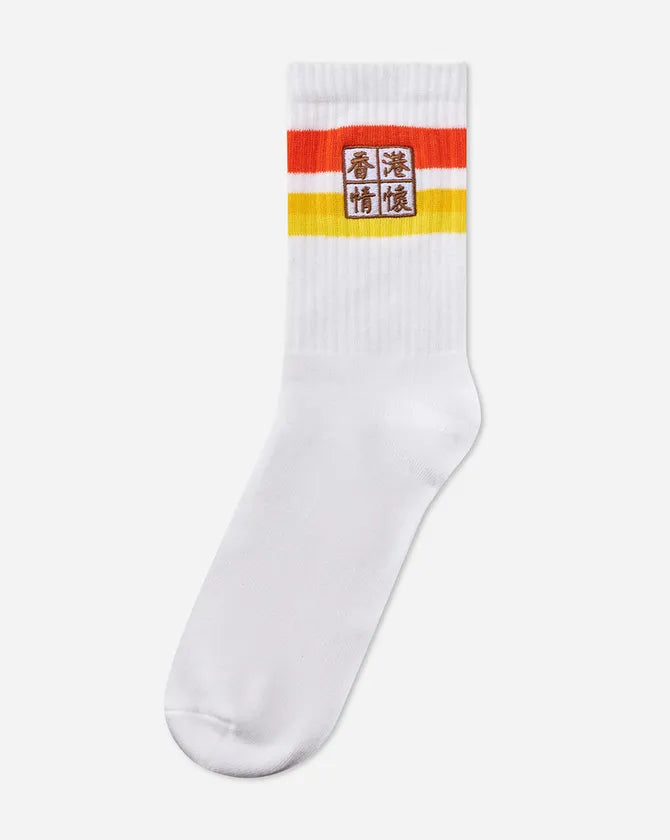 HK Vibes Socks 23-26cm (White)