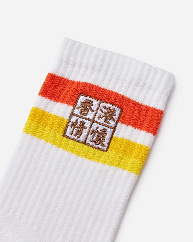HK Vibes Socks 23-26cm (White)